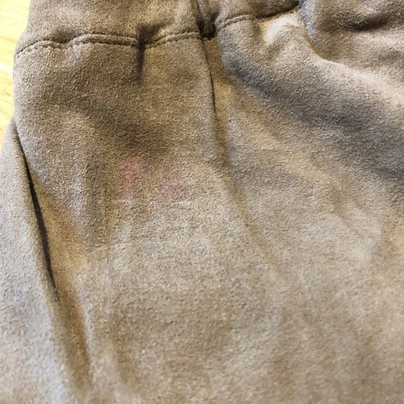 Womens Shari's Place Tan Elastic Waist Pull-On Suede Pants 38 US/S * - Picture 12 of 13